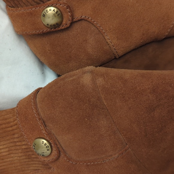 Michael Kors BROWN wedge booties - Picture 7 of 11